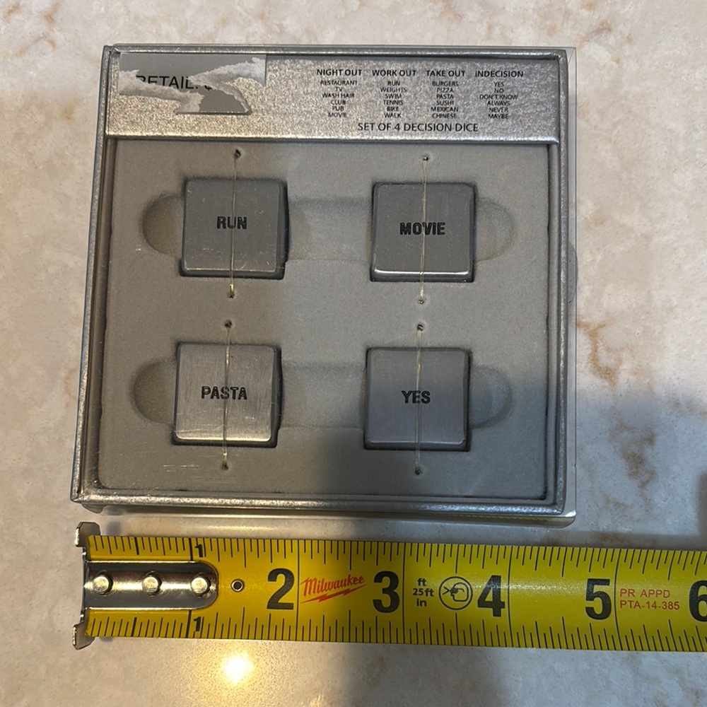 Gray Decision Dice Set